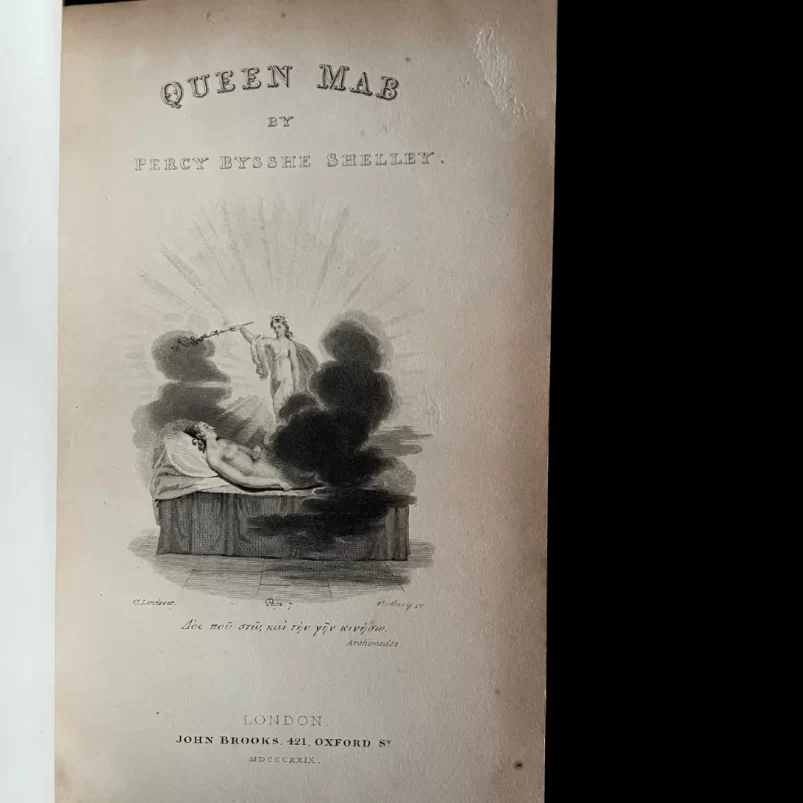 Pirate Edition of Shelley's Queen Mab, 1829 - Image 3