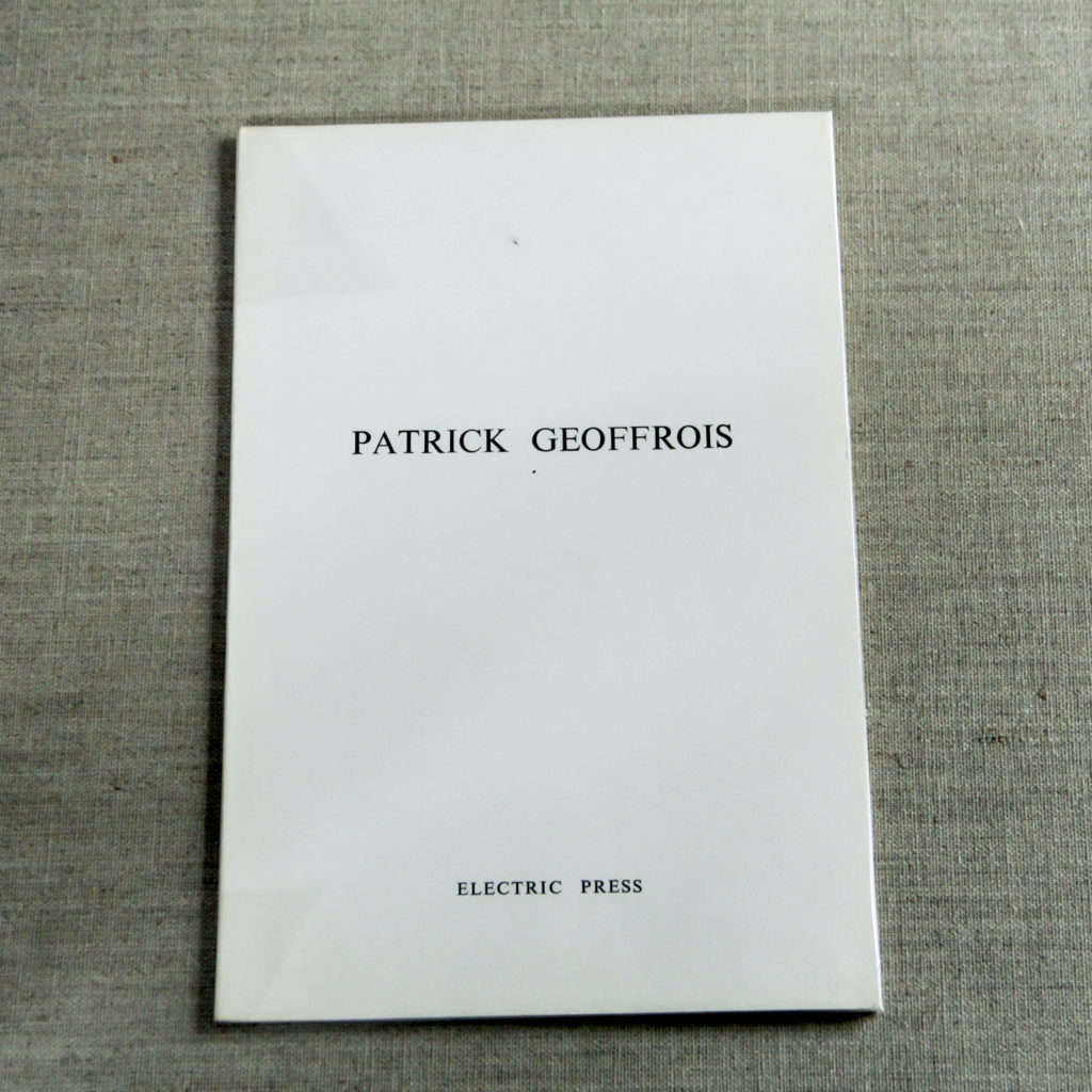 Patrick Geoffrois Poetry