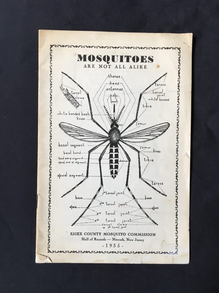 New Jersey Mosquito Guide Book From 1935 - ELLIPSIS RARE BOOKS