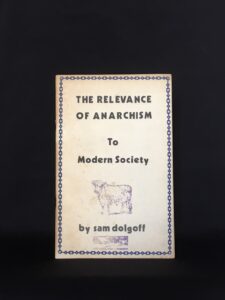 Anarchism Dolgoff True Crime Books