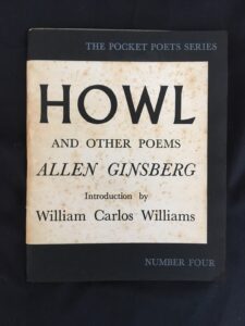 Howl First Edition Allen Ginsberg True Crime Books