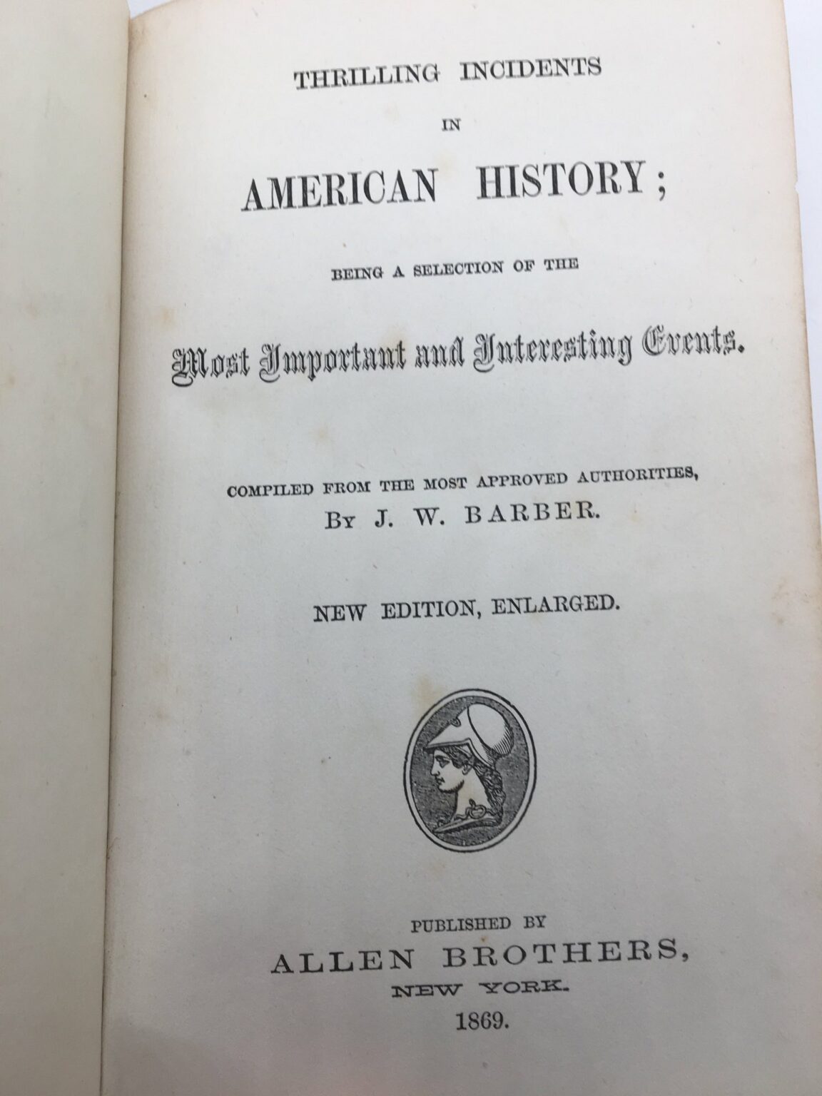 American History Illustrated Alstead Allen Brothers Barber