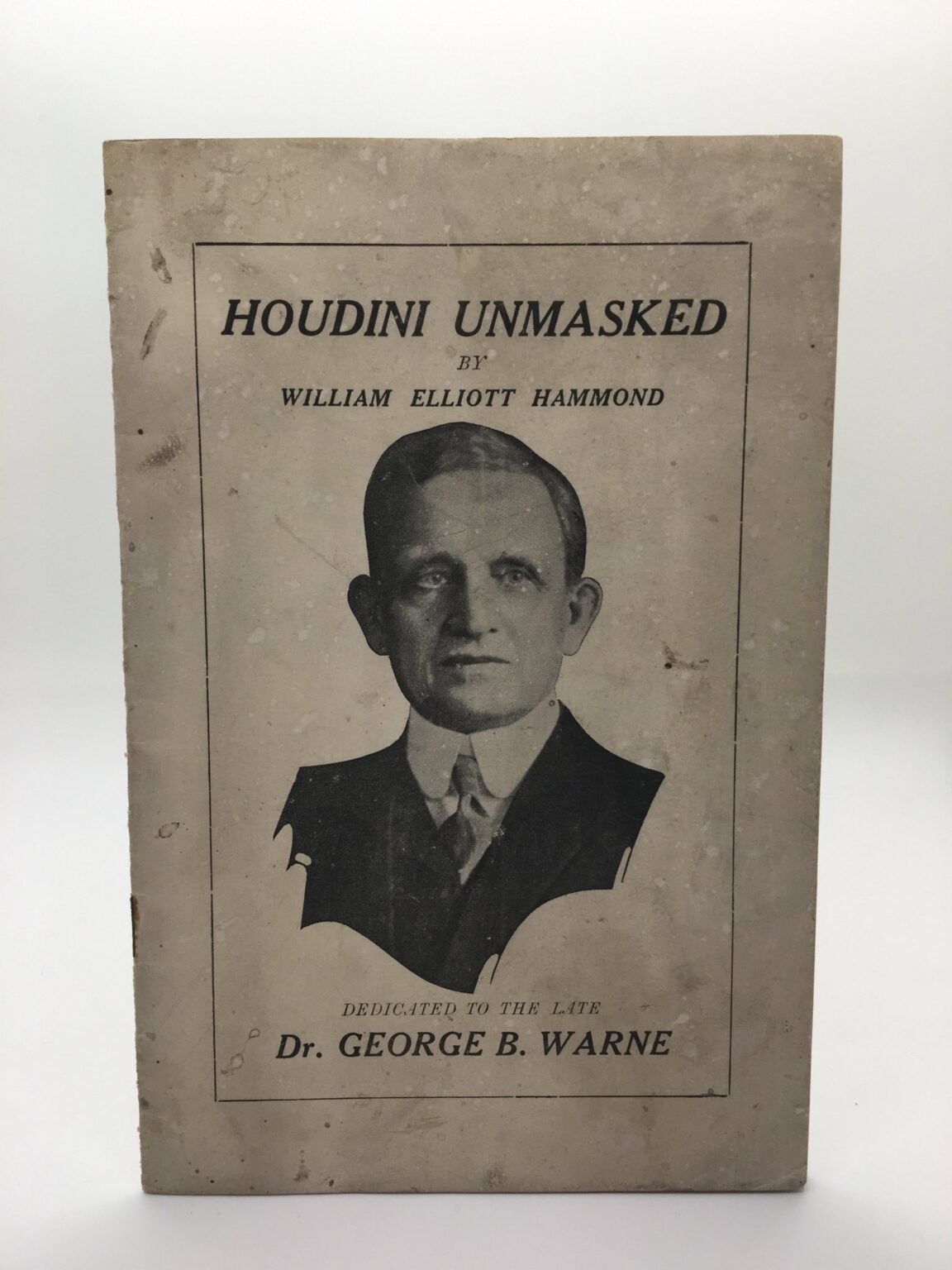 Houdini Unmasked Spiritualism 1926