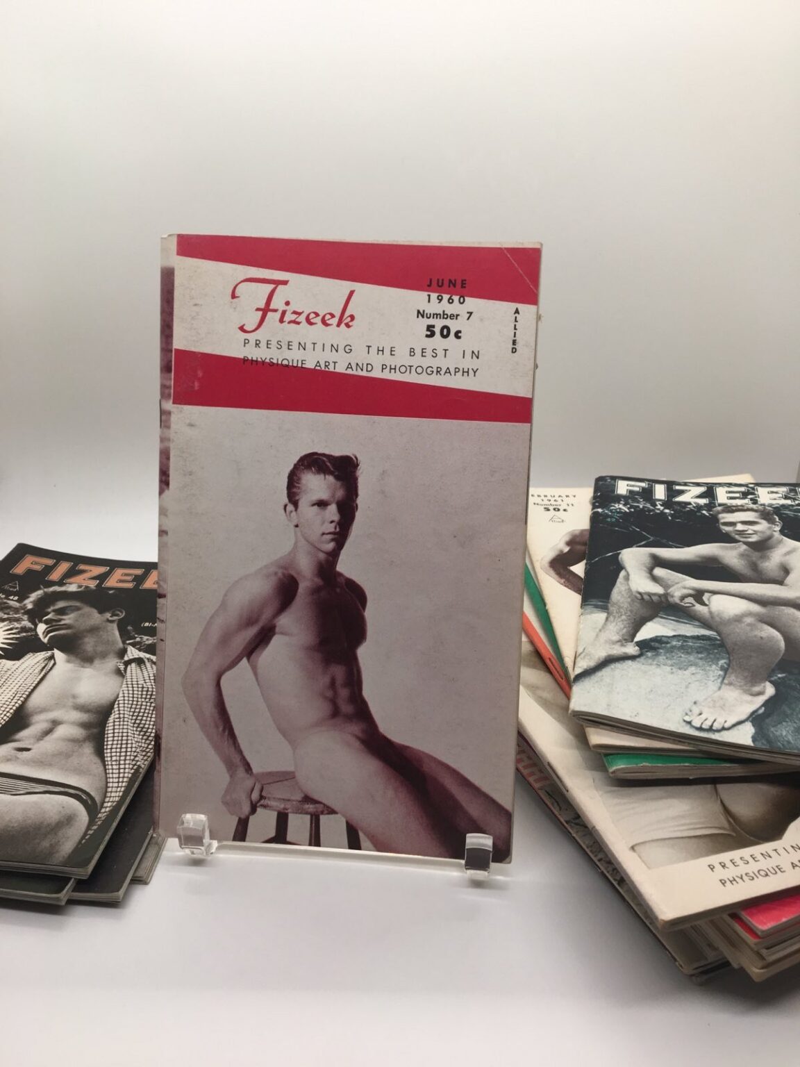 Fizeek Art Quarterly Journal Body Building Homoerotic Gay Magazine 1960 1966