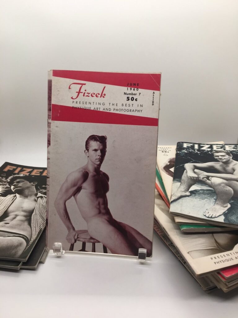 Fizeek Art Quarterly Journal Body Building Homoerotic Gay Magazine 1960 1966