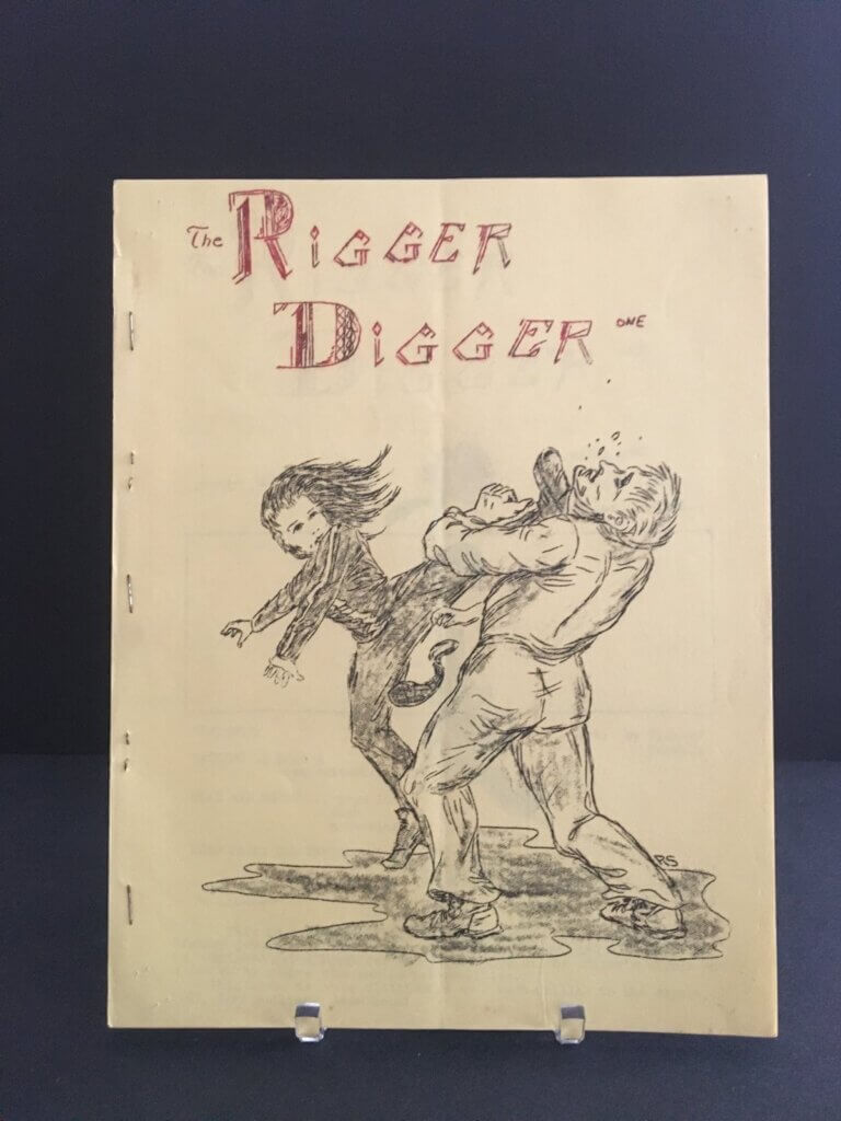 Rigger Digger Fan Zine En Garde Issue One Fanzine Avengers Television Diana Rigg Emma Peel