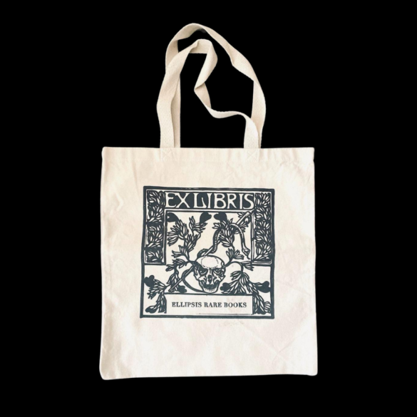 Ellipsis Rare Tote Bag Ellipsis Rare Books Ex Libris Bookplate Logo