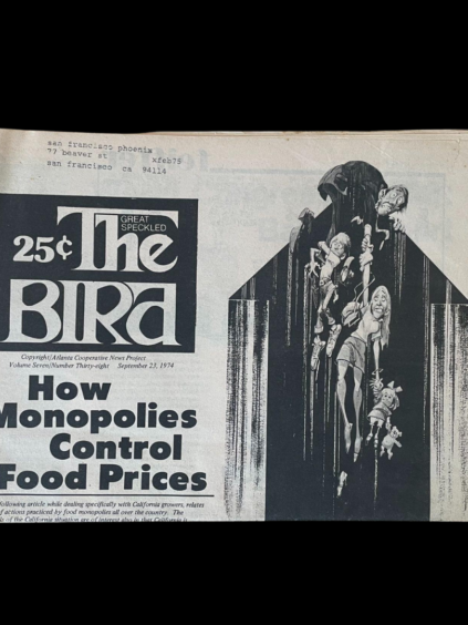 The Great Speckled Bird Atlanta Georgia Underground Newspaper Salvador Allende Wounded Knee Standoff Trial American Indian Movement AIM 1973