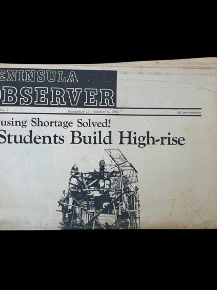 Peninsula Observer Palo Alto Underground Newspaper Vol II No 7 September October 1968 Huey Newton Eldridge Cleaver Election