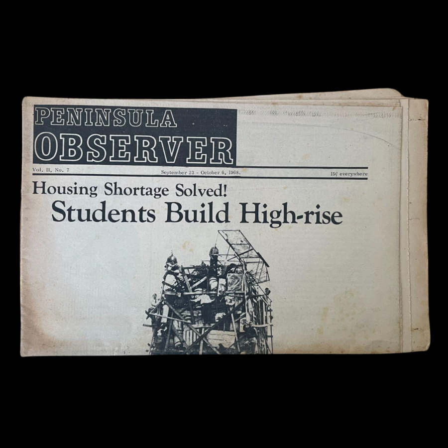 Peninsula Observer Palo Alto Underground Newspaper Vol II No 7 September October 1968 Huey Newton Eldridge Cleaver Election