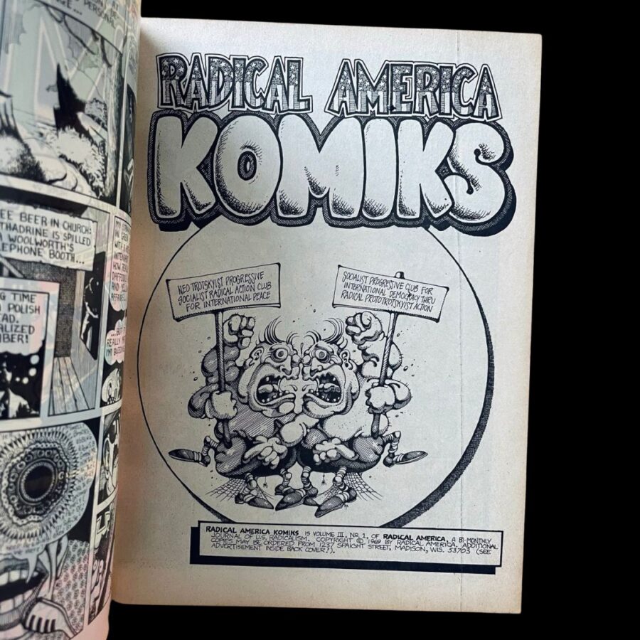 Radical America Komiks Gilbert Shelton SDS Underground Comics Comix