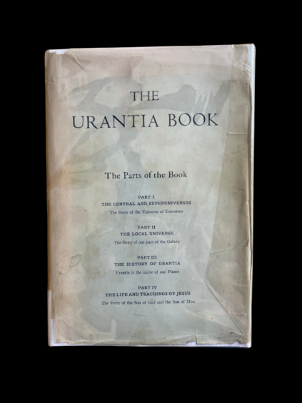 The Urantia Book First Edition First Printing 1955 Dust Jacket William Sadler Kellogg Urantia Foundation