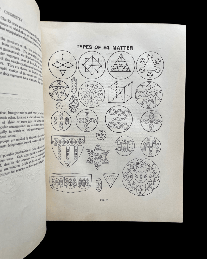 Occult Chemistry Annie Besant CW Leadbeater 1951 Expanded Edition Illustrated Madras Theosophy Theosophical Society