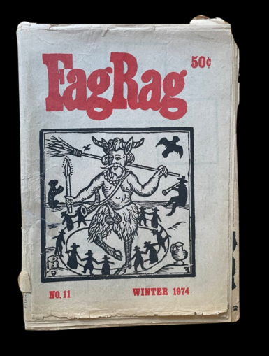 Fag Rag Newspaper Boston MA 1974 Witchcraft Gay Counterculture Arthur Evans 1978