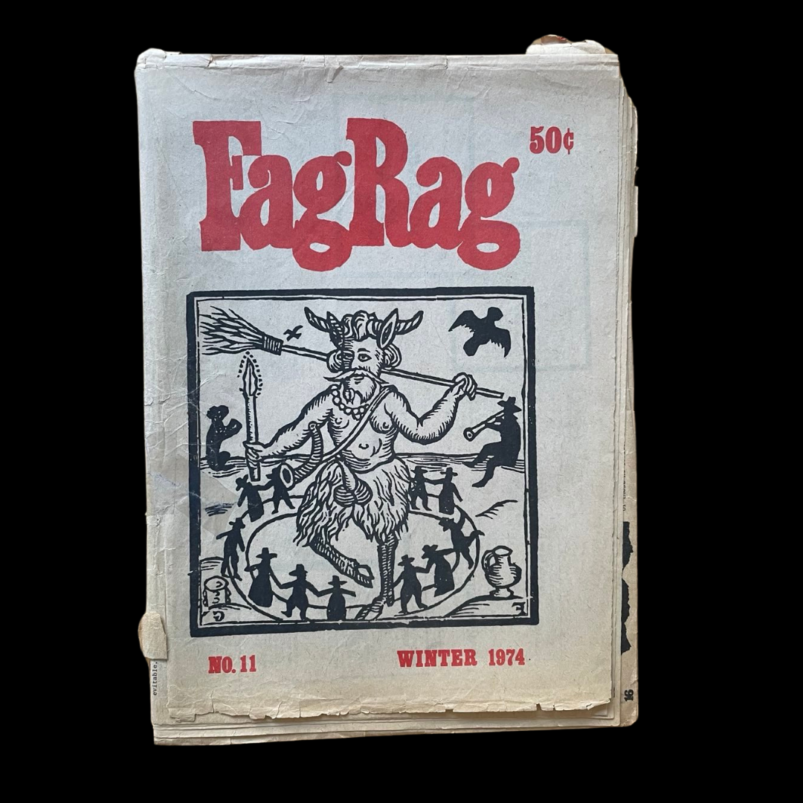 Fag Rag Newspaper Boston MA 1974 Witchcraft Gay Counterculture Arthur Evans 1978