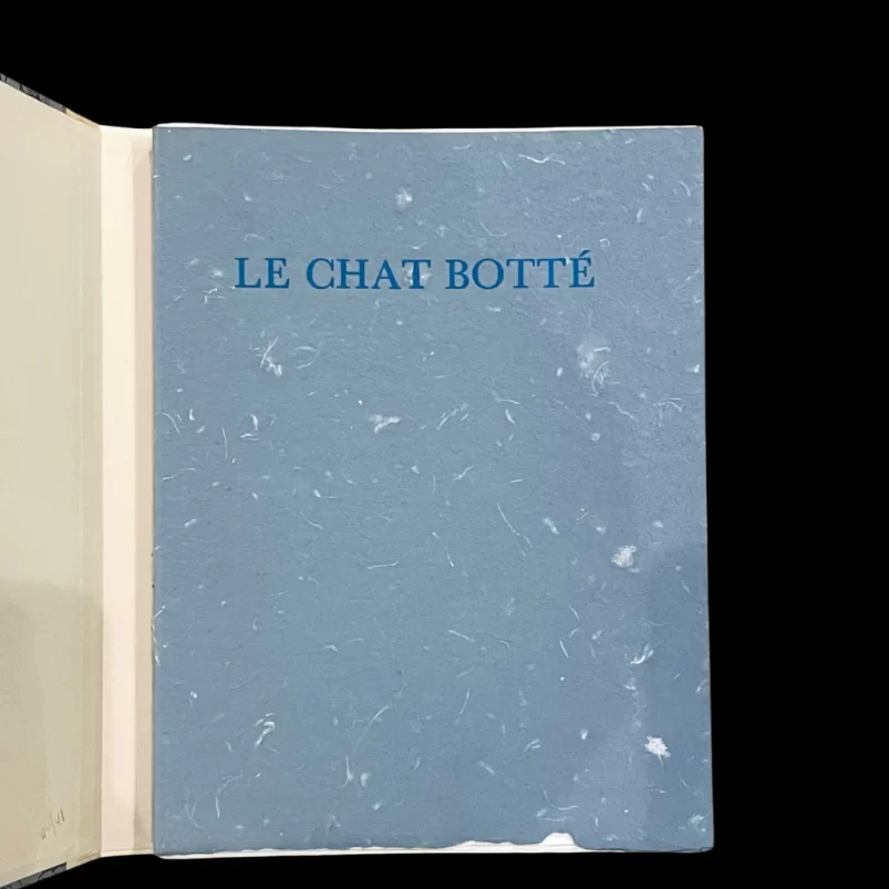 Chat Botte Puss In Boots Charles Perrault Hans Fischer Pierre Gonin Signed Limited Edition Illustrated Folio