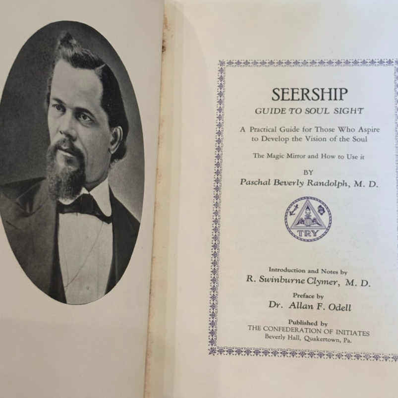 Seership : Paschal Beverly Randolph 1930 [ First Thus ] - Image 2