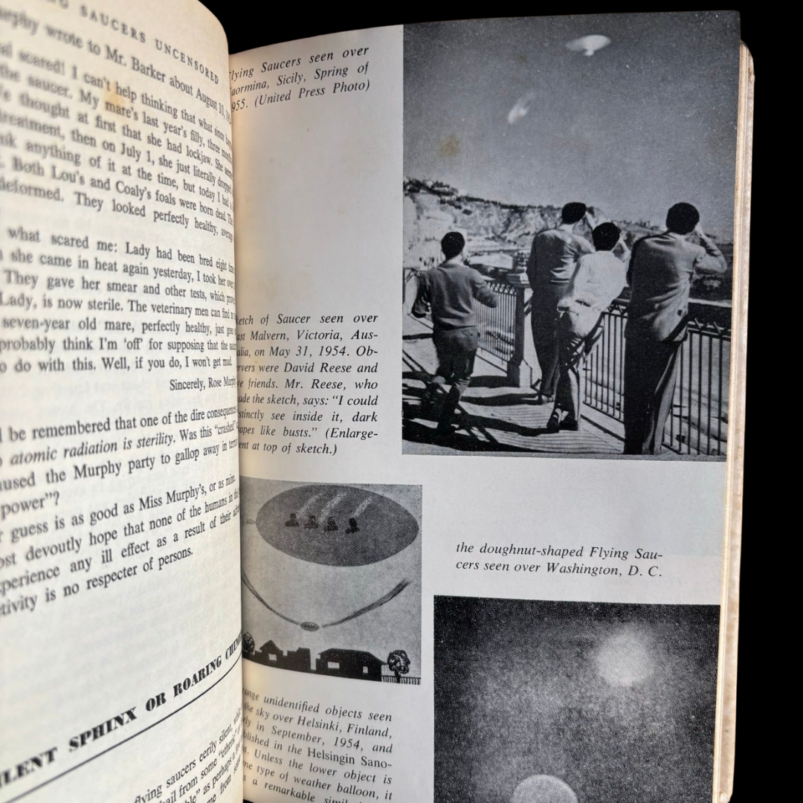 Flying Saucers Uncensored Harold T Wilkins 1955 First Edition UFOs Ufology UAP Photos